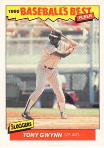 1986 Fleer Baseball's Best Tony Gwynn #15 NM/MT HIGH GRADE PADRES/HOF