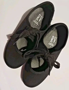 Pre-amados Roch Valley Zapatos de Tacón Bajo de Lona Negros para Niños Talla UK 9 - Imagen 1 de 14