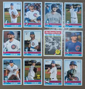 2025 Topps Heritage Baseball Team Set 12 Cards Chicago Cubs Ernie Banks Tucker i - Picture 1 of 4