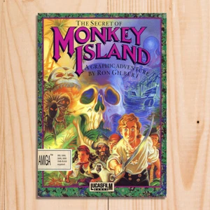 Monkey Island Gaming Amiga Signo Retro Vintage Placas Metálicas Cartel Imagen - Imagen 1 de 2