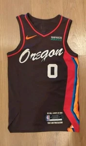 Authentic Damian Lillard Portland Blazers City Edition Oregon Nike NBA Jersey 40 - Picture 1 of 10