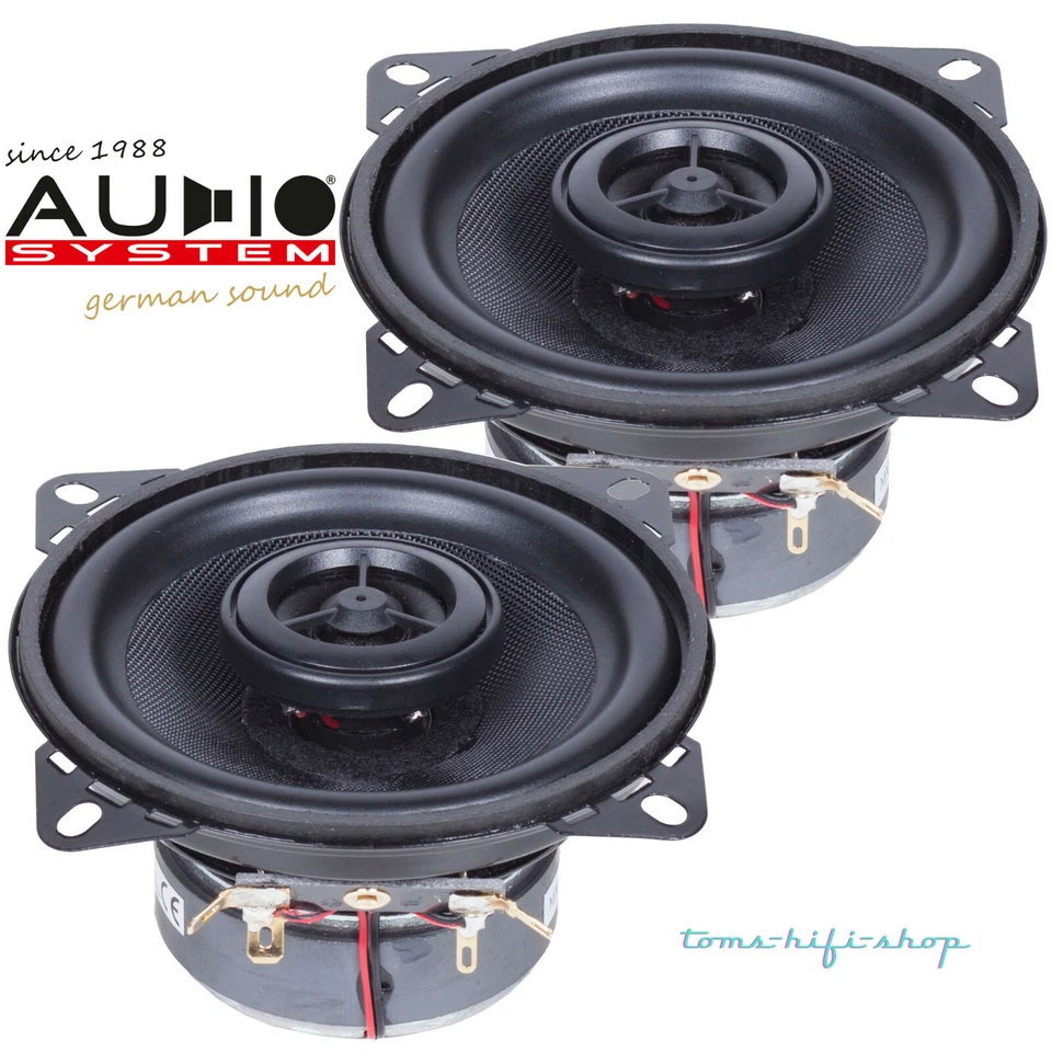 Audio System MXC-100 EVO 10cm 2-Wege Lautsprecher Set 200 Watt Auto Boxen 100mm - Bild 1 von 1