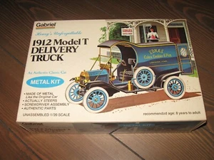 MINT Gabriel 1912 MODEL T Delivery Truck METAL MODEL Kit **100% COMPLETE** - Picture 1 of 9