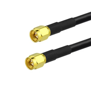 10pcs SMA Male to SMA Male RG223 Coaxial Patch Cable 20cm for 4G WiFi Antenna - Zdjęcie 1 z 3
