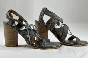 Diba Womens Pop Art Heels, Gray Leather Upper, Size 7.5 Wedding/cocktail Party - Picture 1 of 15