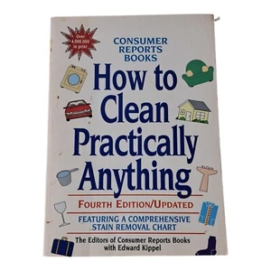 How to Clean Practically Anything 4th Edition Updated Paperback Edward Kippel - Imagen 1 de 4