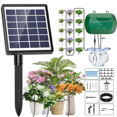 Solar Automatische Bewässerungssystem für Garten, Balkon,Greenhouse Pflanzen - Bild 1 von 4