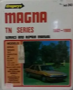 Mitsubishi Magna TN Workshop Repair Manual from 1987-1989 with MPN 243 - Picture 1 of 1