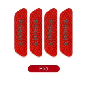 Set Rotes Sicherheitsreflexband Offenes Schild Warnzeichen Auto Tür Aufkleber  - Bild 1 von 3