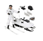 Click N' Play 15-Piece Military Action Figure Snowmobile Set