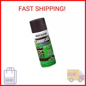 Rust-Oleum 279178 Camouflage 2X Ultra Cover Spray Paint, 12 oz, Earth Brown - Picture 1 of 2