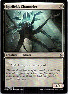 Kozilek's Channeler Magic The Gathering Battle For Zendikar Light Play - Picture 1 of 1