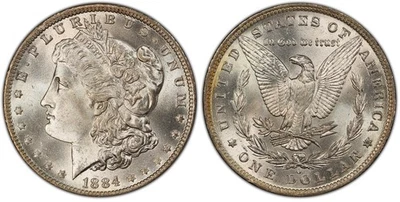 1884-O $1 PCGS MS 66 ~ HIGH GRADE SILVER MORGAN DOLLAR - Image 1 of 4