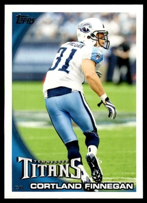 2010 Topps Cortland Finnegan Tennessee Titans #165 - Image 1 of 2