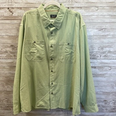 Camisa Orvis XXL Para Hombres Protector de Insectos Manga Larga Pesca Exterior Bolsillos Verde Foto 1 de 4