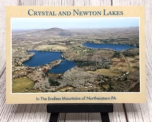 Postal de Crystal And Newton Lakes in the Endless Mountains of Northeastern PA - Imagen 1 de 4
