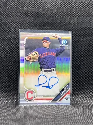 2019 BOWMAN CHROME CONNER CAPEL PROSPECT AUTO Rookie #377/499 - Image 1 of 4