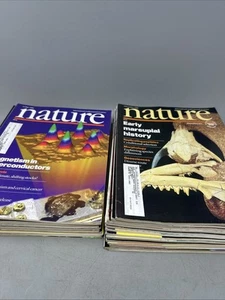 Lot of 23 Nature Magazines International Weekly Journal of Science Year 1998 - Picture 1 of 23