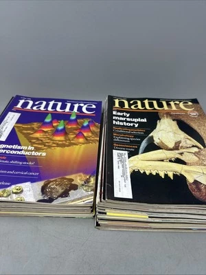 Lot of  23 Nature Magazines International Weekly Journal of Science Year 1998 - Image 1 of 4