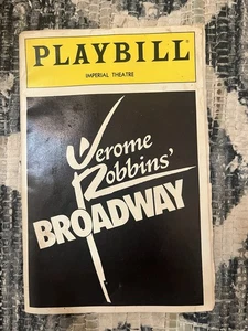 Luglio 1989 Playbill Teatro Imperiale Jerome Robbins Broadway Vol 89 n.7 + Inserto - Foto 1 di 9