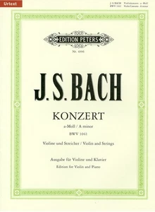 J.S. Bach: Violinkonzert Nr. 1 a-Moll, BWV 1041 / arrangiert von Oistrach / Peter - Bild 1 von 1