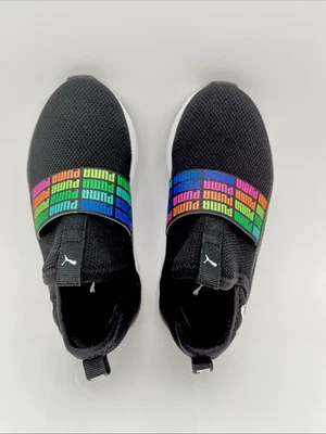 Puma Sophia softride Black slip on Shoes Youth Size US 11C Girls Sneaker - Image 1 of 4