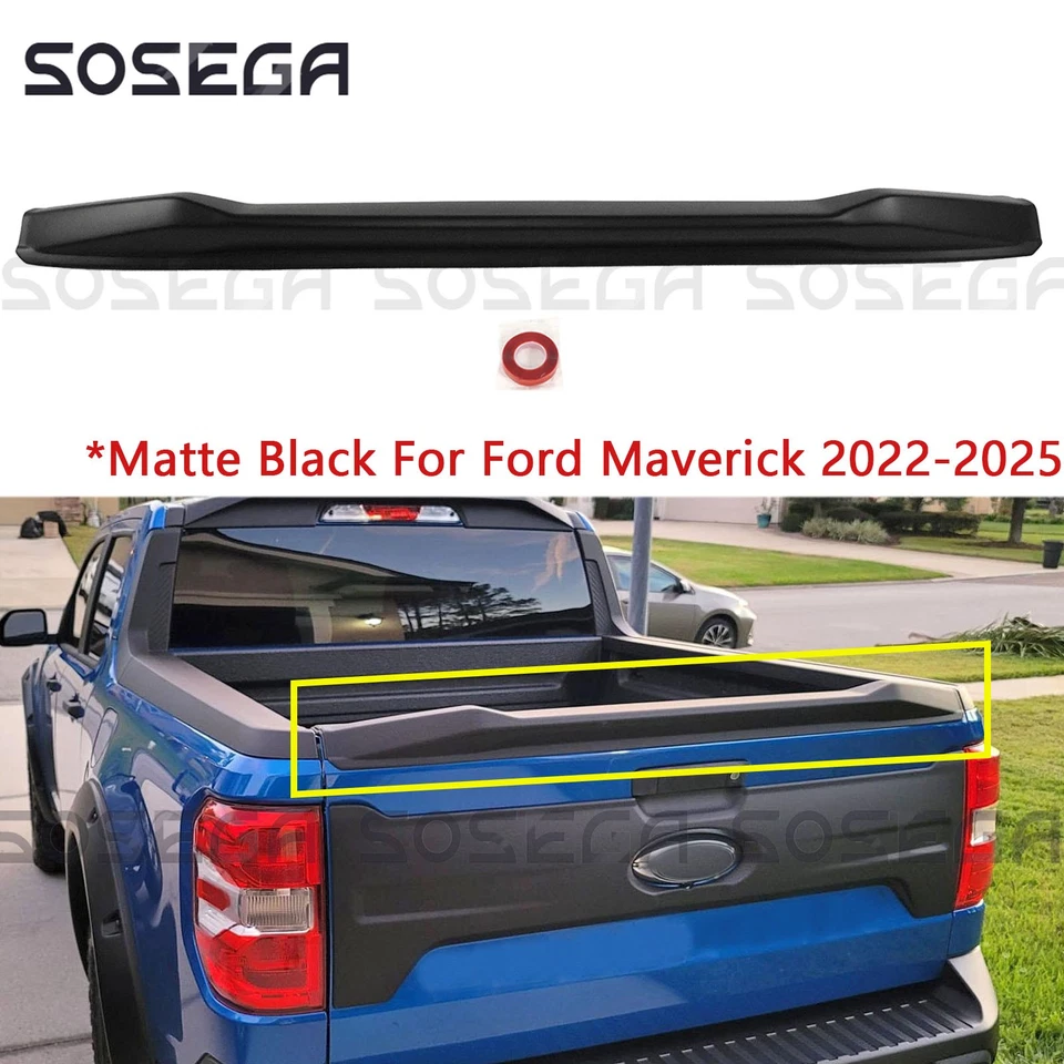 Alerón trasero negro mate para Ford Maverick 22-2025 estilo AD Foto 1 de 4