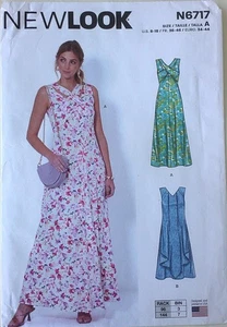 New Look 6717 Easy Misses Dresses Sewing Pattern Sz 8-18 - Picture 1 of 1
