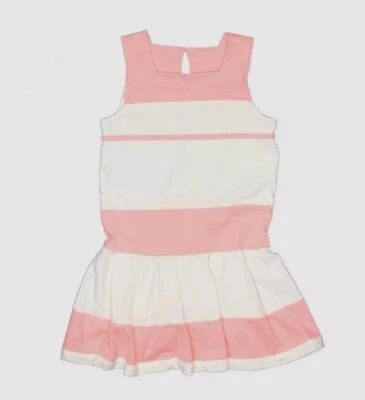 Gymboree Girls Size 8 Peach & White Striped Dress Pre-owned - Image 1 of 4