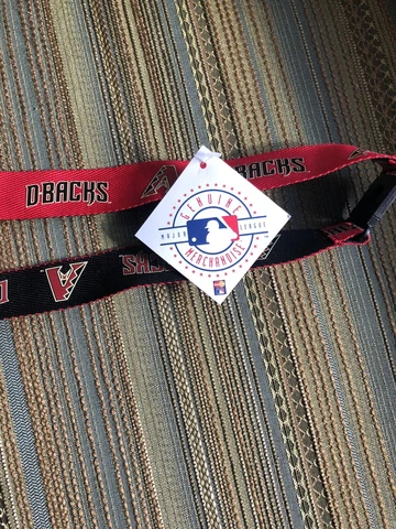 ARIZONA DIAMONDBACKS Lanyard with Removeable Keychain MLB BASEBALL Cover