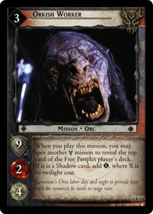 LOTR TCG Shadows Orkish Worker 11R133 - Picture 1 of 1
