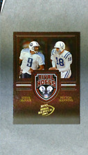 2003 Playoff Hogg Heaven Rival Hoggs #10 McNair Titans Manning Colts #'d372/500