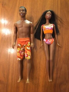 Rio De Janeiro Christie & Steven Friends Of Barbie bambola nera coppia usata in ottime condizioni - Foto 1 di 7