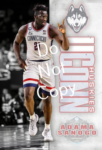 UCONN HUSKIES COMMEMORATIVE POSTER FINAL FOUR ADAMA SANOGO 1 Cover