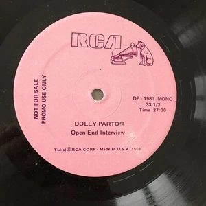 DOLLY PARTON: RCA Records Radio Interview (US RCA DP-1981 / mit Script/Promo/NM) - Picture 1 of 3