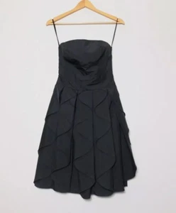 Reiss Strapless Black Dress UK 4 Special Occasion - Picture 1 of 9