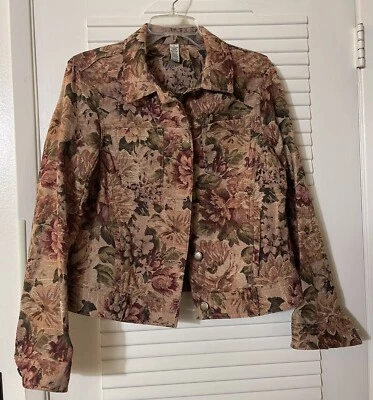 JT-21 - Chaqueta Blazer Mujer Caribbean Joe Tropical Marrón, M (Envío Gratis) Foto 1 de 4