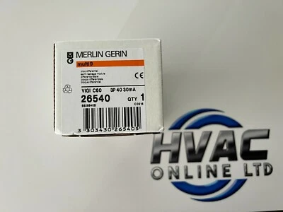 Schneider 26540 Merlin Gerin Vigi C60 3P 40 30mA earth leakage module multi 9 - Image 1 of 4