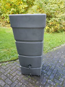 300l Regentonne / Regenfass / Regenspeicher grau Frostsicher - Bild 1 von 5