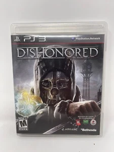 Dishonored (Sony PlayStation 3, 2012) Black Label Complete in Box w/Manual PS3 - Picture 1 of 3