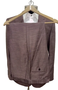 Tuta monopetto New Lineage uomo 40R malva scura vestibilità moderna 2 pezzi 34x29 - Foto 1 di 15