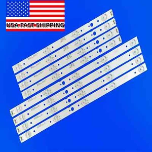 8Pcs LED Backlight Strips For LG 43UJ620V 43UJ6200 43UJ630V 43UJ6300 43UG620V - Picture 1 of 6