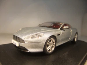 1:43 Oxford AMDB9001 - Aston martin DB9 Coupe - Silver - VGC Cased Pls Read - Picture 1 of 8