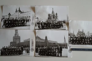 5x Fotos Gruppenbilder Moskau Kreml Ausflug - Picture 1 of 12