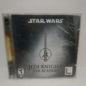 Star Wars: Jedi Knight -- Jedi Academy (PC, 2003) set 2 dischi custodia gioiello - Foto 1 di 7