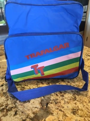 Trafalgar TT Vintage Messenger Bag Tote Bag Bookbag Travel Luggage - Image 1 of 4