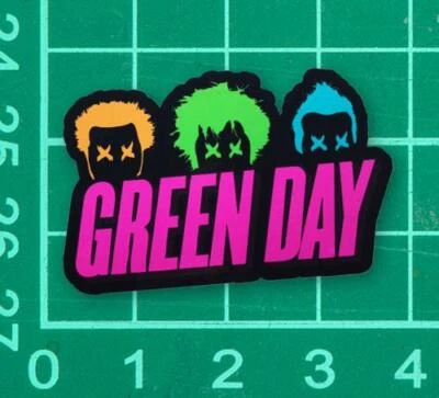 POPART Green Day Sticker Decal band logo