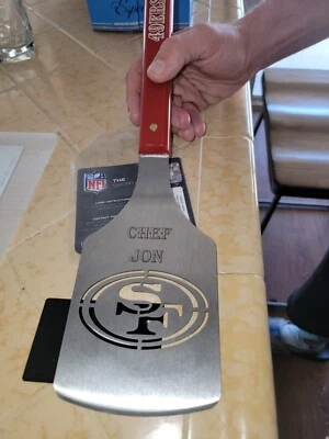 Custom Laser engraved NFL BBQ spatula (ANY TEAM) - Image 1 of 4