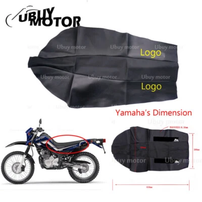 For Yamaha TTR250 XT225 XT250 XT250cc TW200 TW225 Tall PU Soft Seat Cover - Image 1 of 4