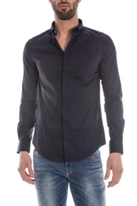 Armani Hemd Jeans Shirt Baumwolle Herren Blau C6C13NL 5G - Bild 1 von 8